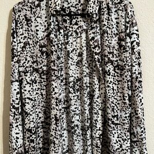 cloth & stone Black and White Speckled Button-Up
